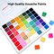 Gouache Paint Set, 56 Colors x 30 ml Jelly Cup Design in a Carrying Case, Non Toxic Gouache Paint for Canvas and Paper, Perfect for Artists, Students, and Beginners